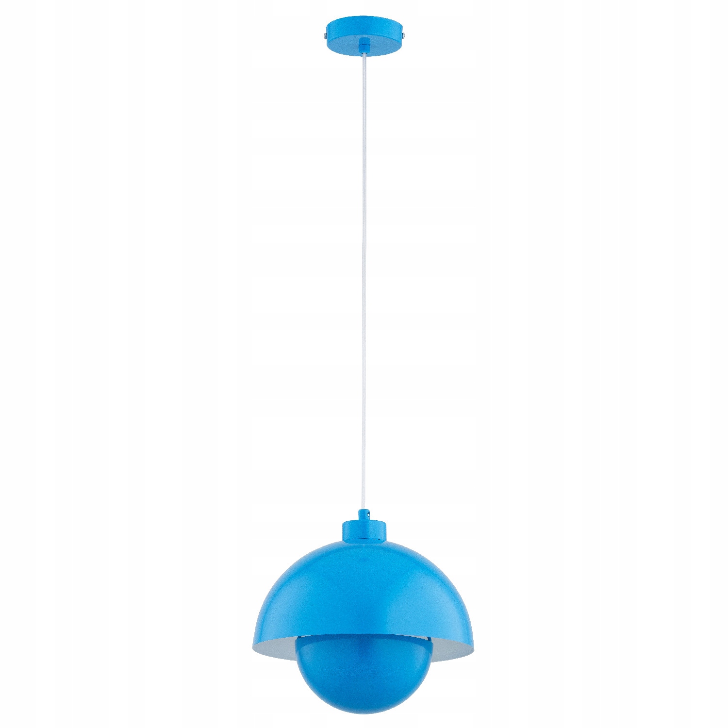 Alfa Závěsná lampa Modrá Kopule 1xE27 15W Kuger