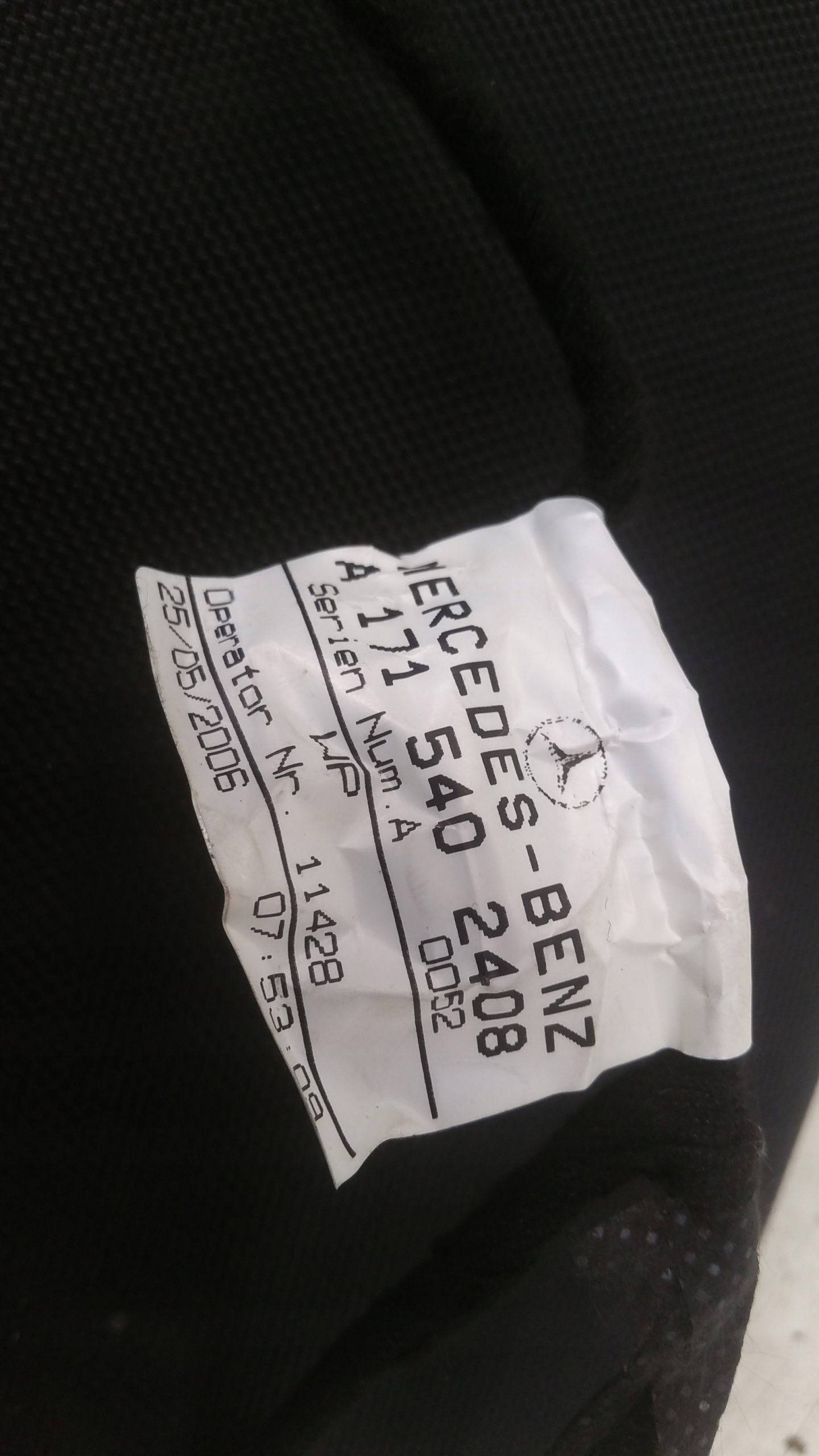 bracket daszkow 1715402408 Mercedes W171
