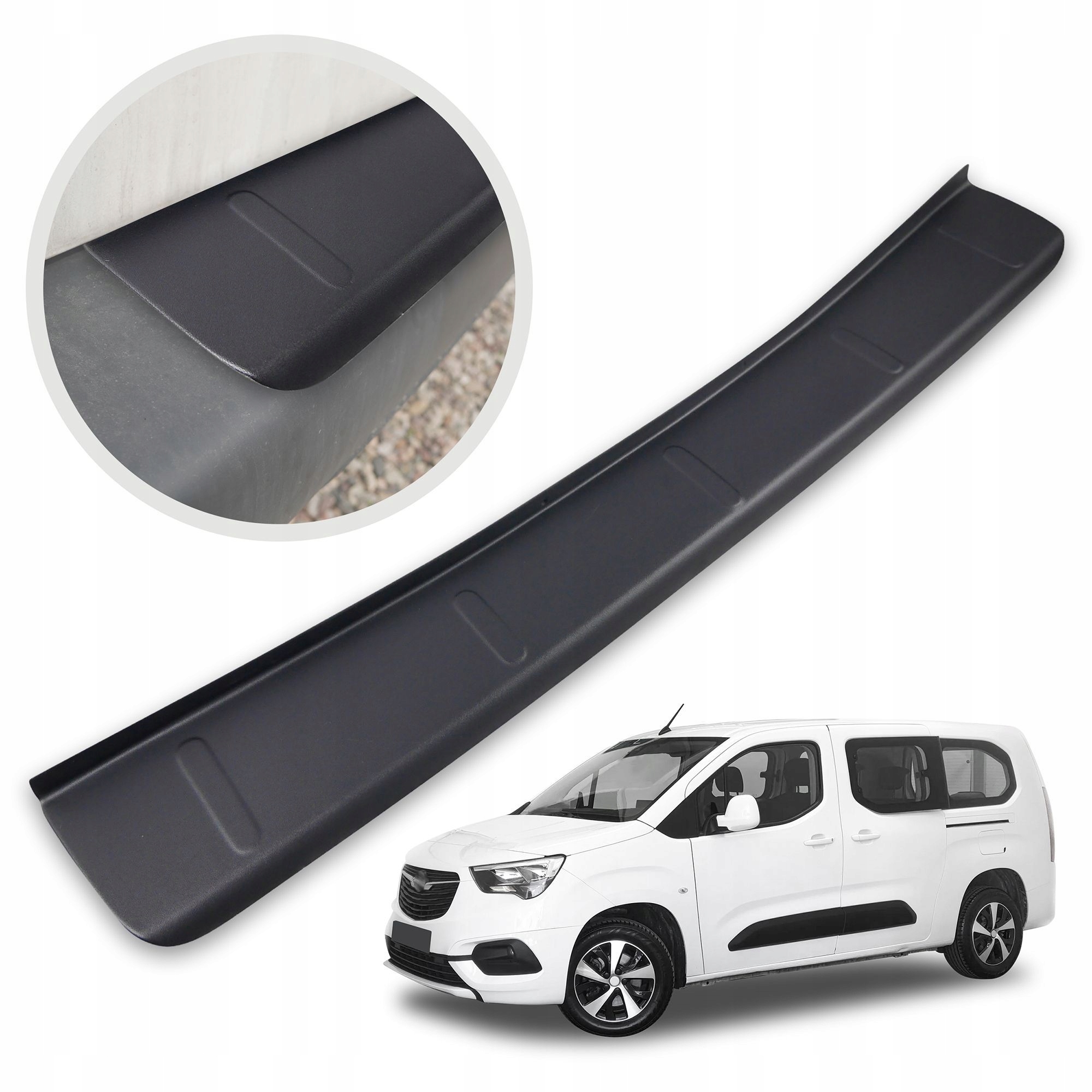 Ochranná lišta na zadný nárazník pre Opel Combo E 2018-