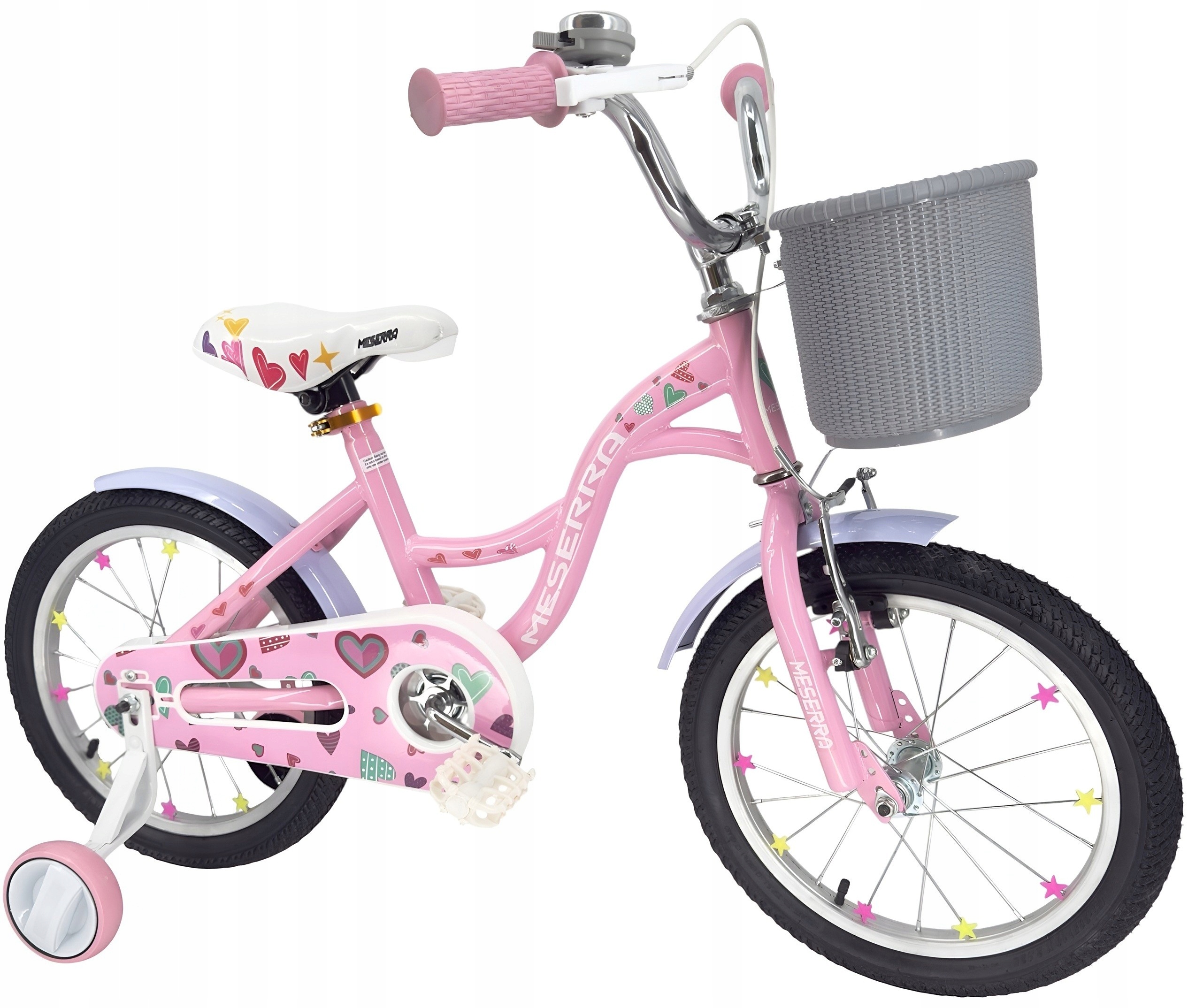 Rower Dziecięcy 12 cali Platinum Kosz Dzwonek V-Brake Rowerek