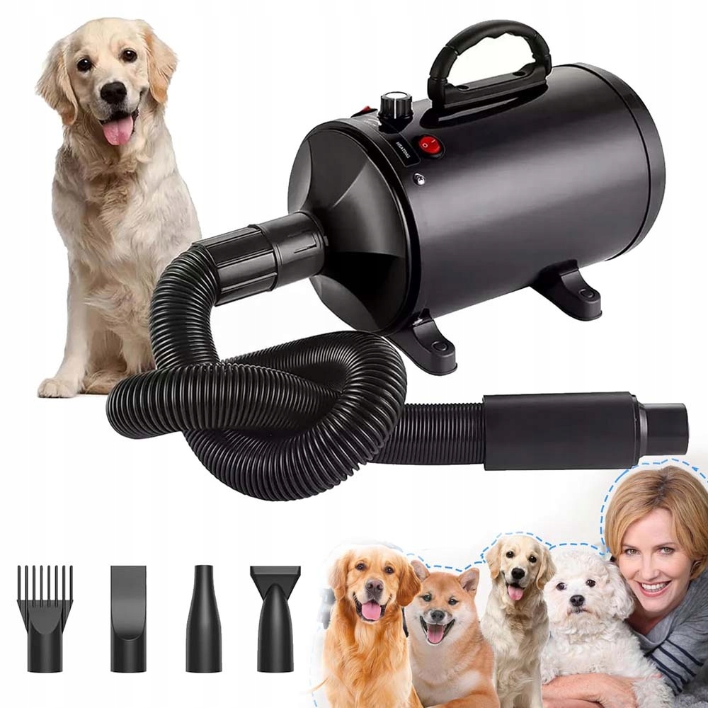 Profesjonalna Suszarka Do Zwierząt Do Salonu Groomerskiego 2800W 4 Dyszą