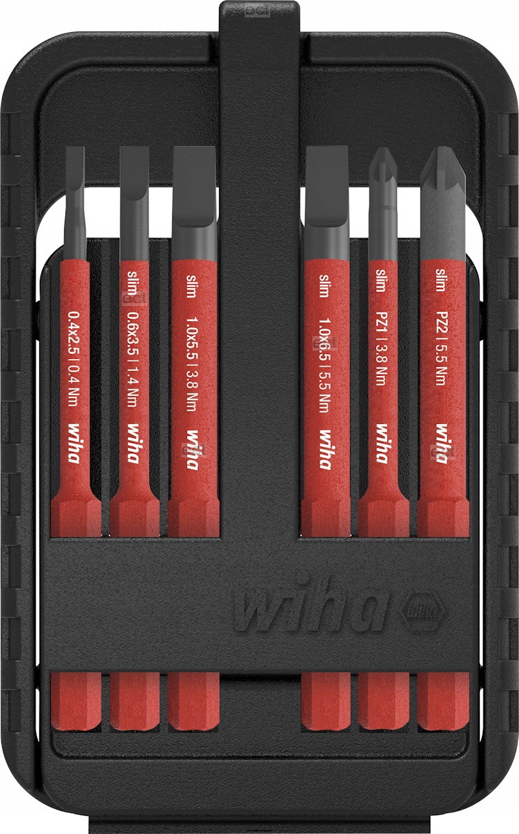Wiha 43157 Sada Bitov slimBit electric MIX Ph Pl