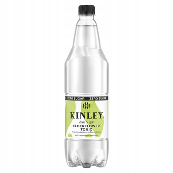 Levně Kinley Sycený nápoj s příchutí Elderflower Zero