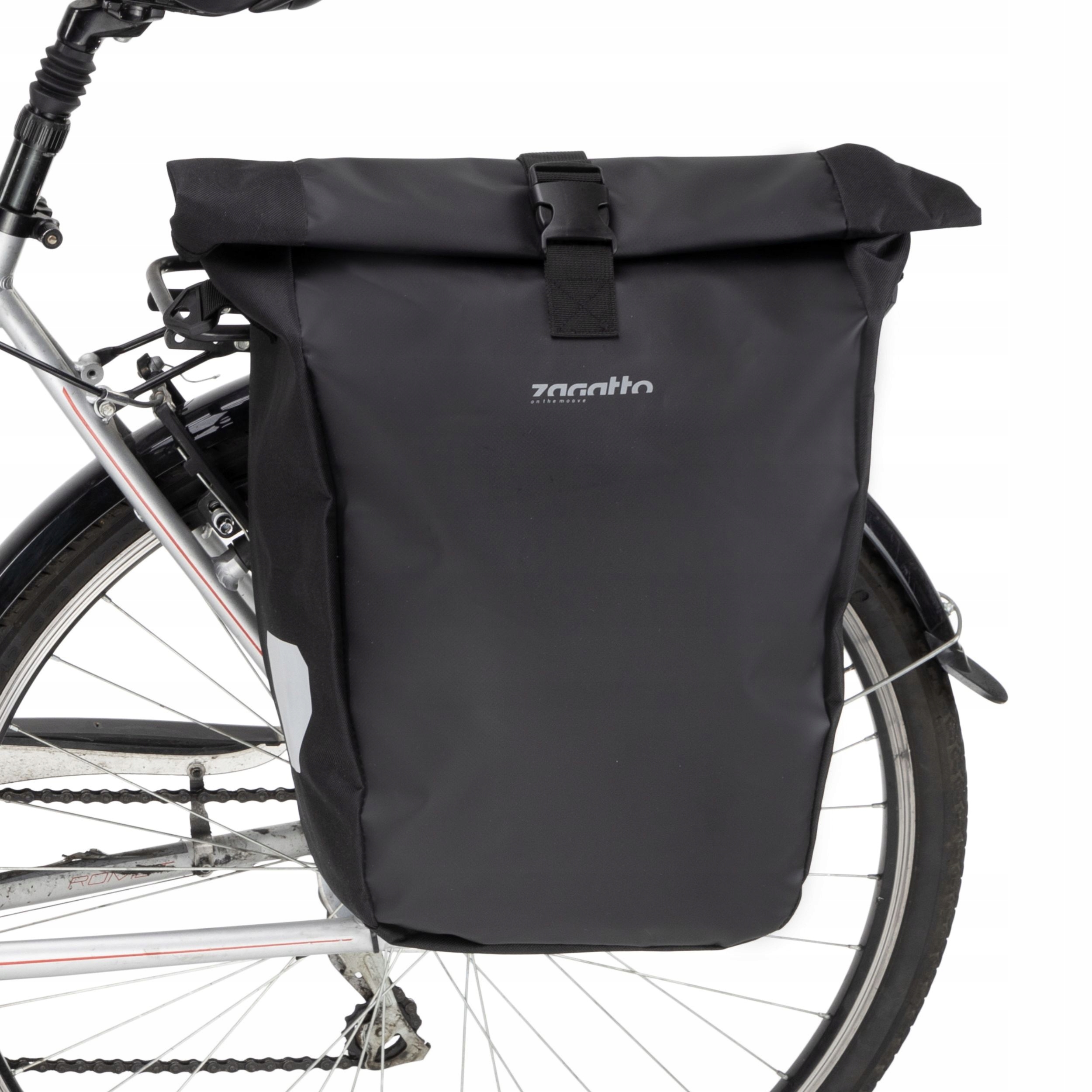 Sakwa rowerowa na bagażnik wodoodporna boczna tylna pojemna duża Zagatto