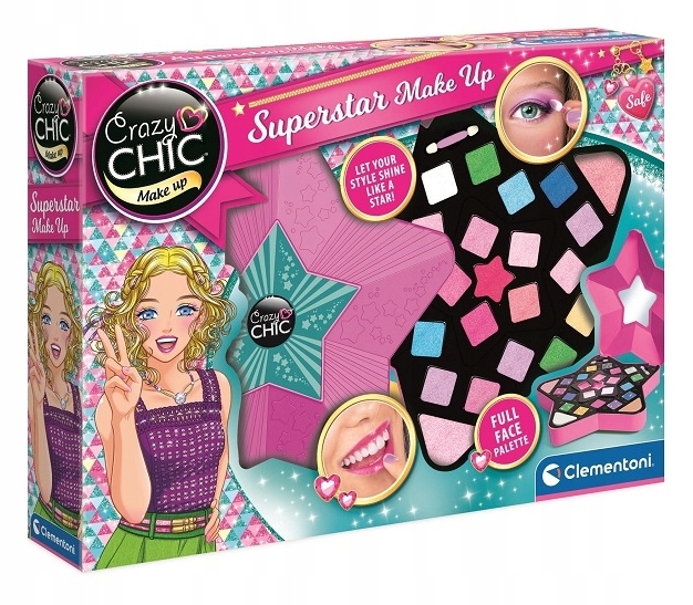 

Crazy Chic: Zestaw kreatywny Superstar Make Up