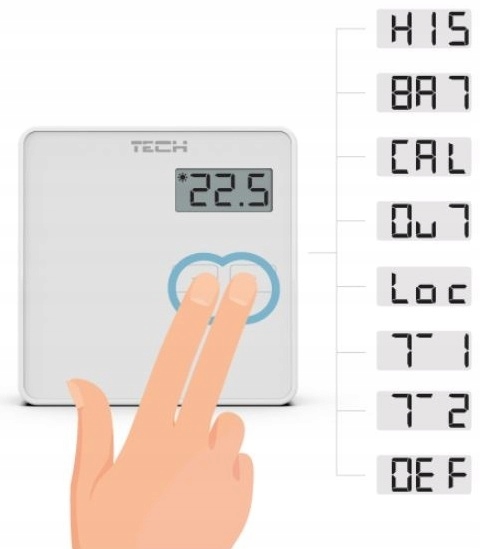 STEROWNIK REGULATOR POKOJOWY PRZEWODOWY NATYNKOWY TECH ST-294 v1 CZARNY Sposób montażu Wiszące