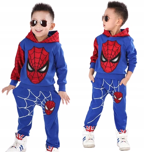 

Modny Dres Dresik Komplet Spiderman Chłopca 140