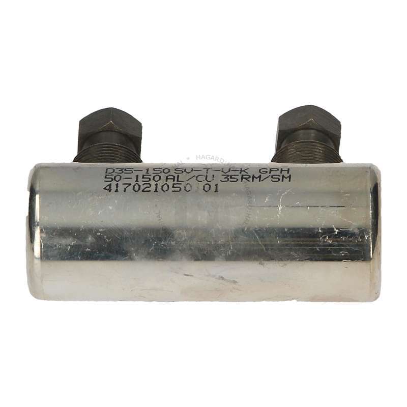 Złączka śrubowa z przegrodą GPH 1KV cynowana,śruby zrywalne D35-150SV-T-V-K