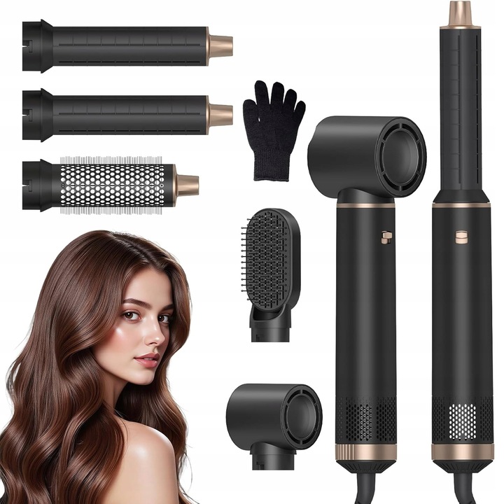 Multifunkční vysoušeč vlasů Kulma 5 v 1 Automatická kulma