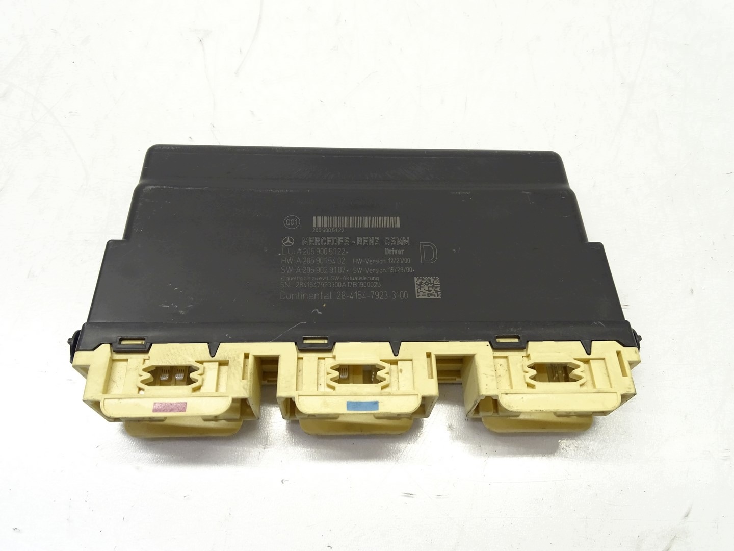 module control unit seat MERCEDES W205 C KLASA A2059005122