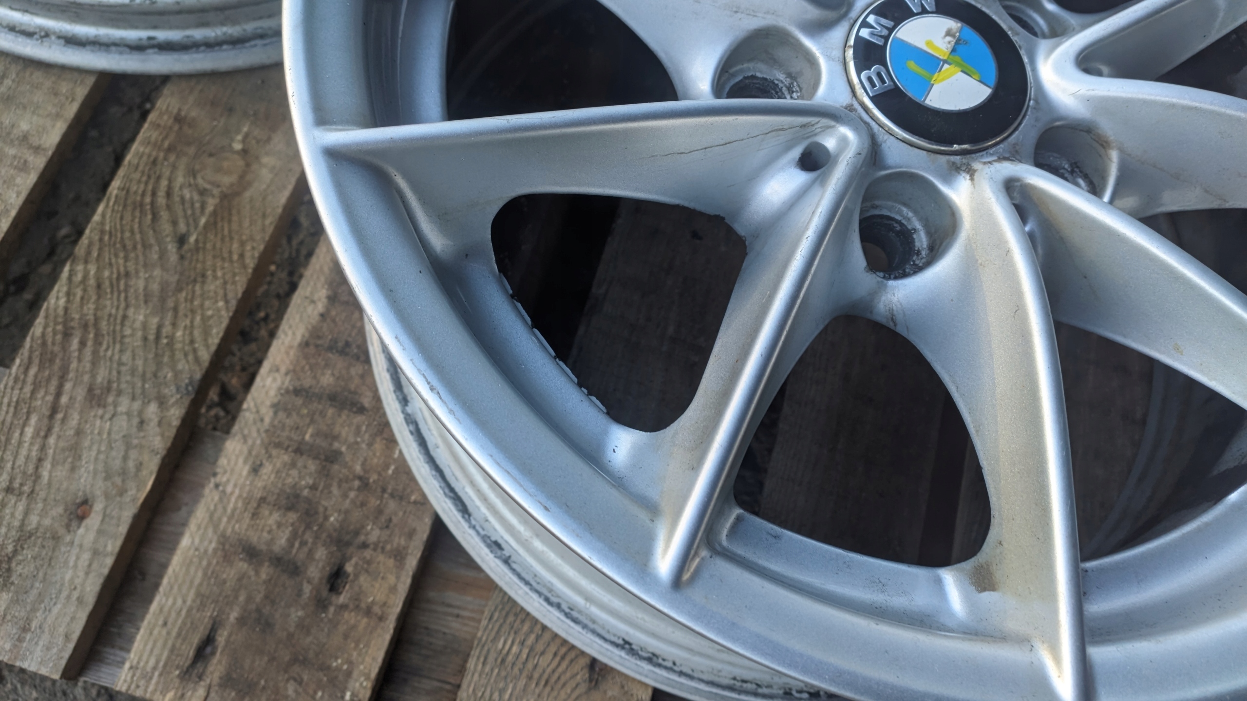 BMW E87 11R disc discs aluminium 6793675 KOMPLET