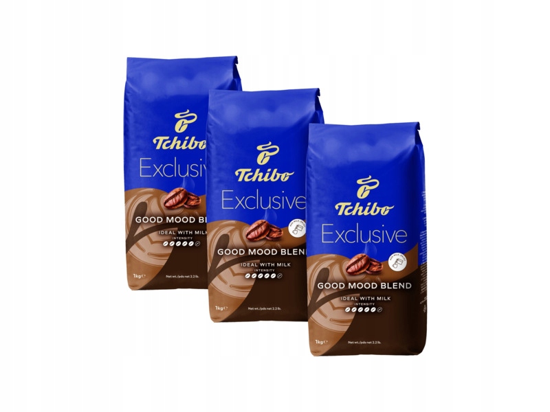 Kawa ziarnista Tchibo Exclusive Good Mood 3 x 1 kg