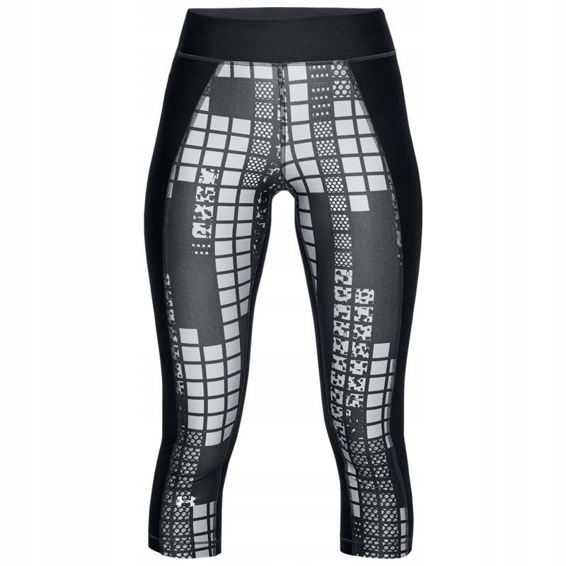Kalhoty Under Armour Hg Potisk 3/4 Legíny Women Black 017 Xs