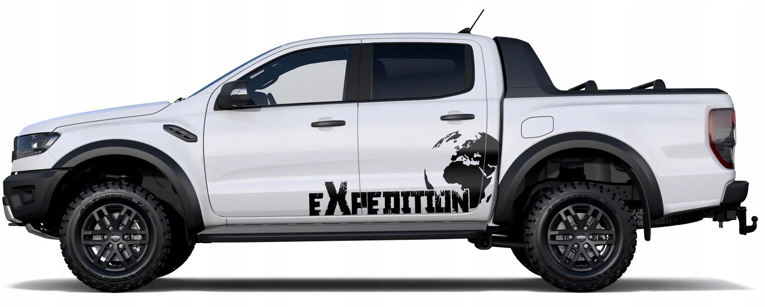 2x NAKLEJKA Mapa SWIATA Expedition OFFROAD 150x60 Manufacturer MGDesign