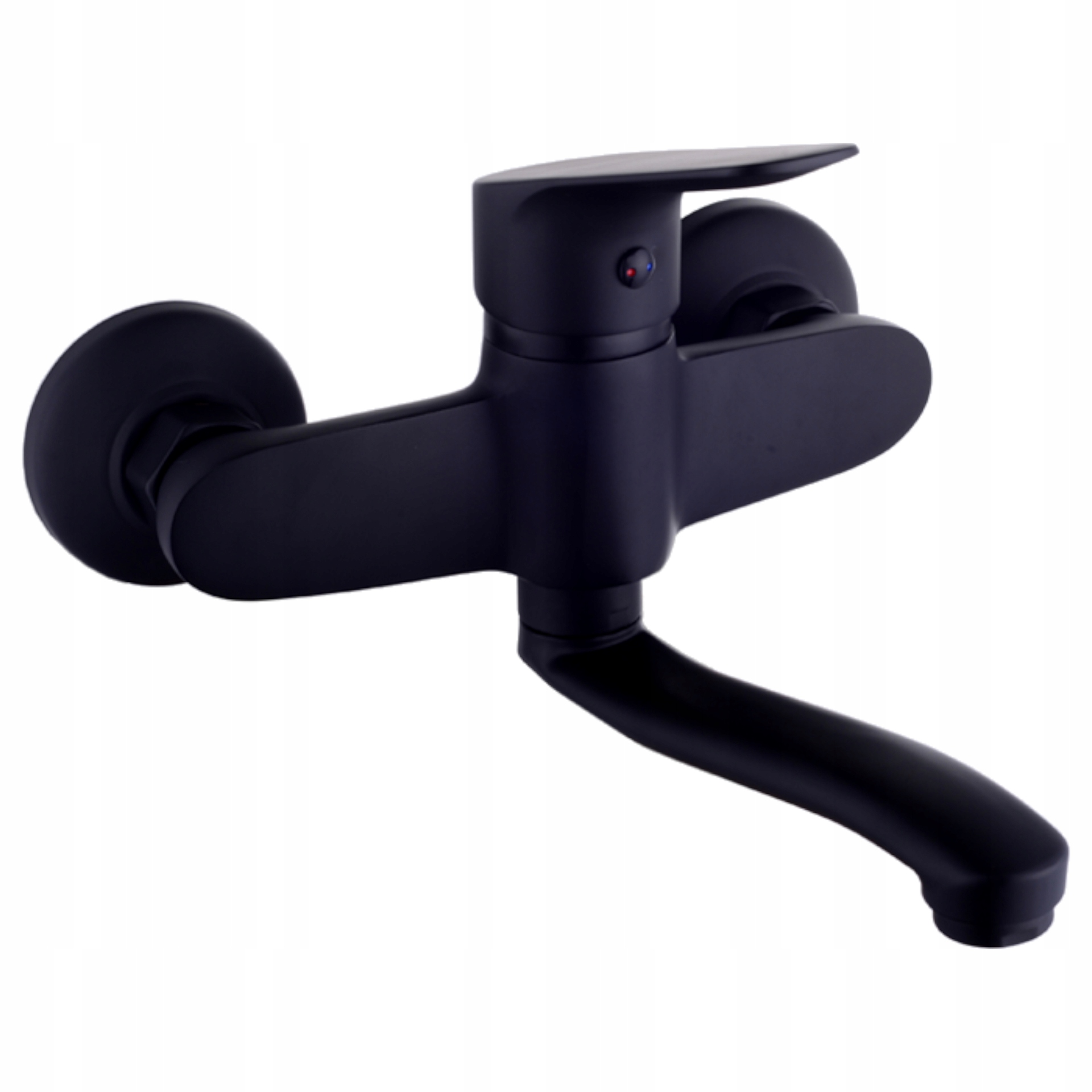 BATERIA UMYWALKOWA CZARNA MATOWA ŚCIENNA CZARNA