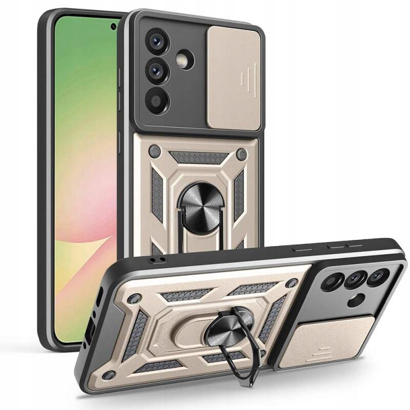 Techsuit CamShield Series etui do Samsung Galaxy A26 5G złote