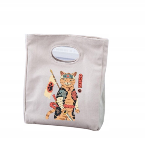 TERMICZNA TORBA TOREBKA NA LUNCH KOT KOTEK v6