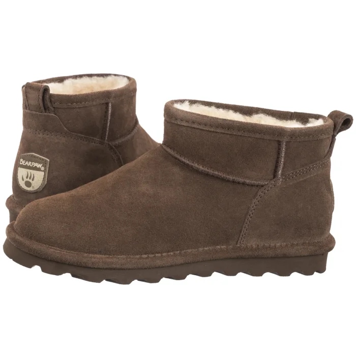 Dámské zimní kotníkové Kotníkové Boty Bearpaw Shorty Cocoa 2860W Hnědé