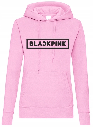 Blackpink dámska mikina s kapucňou K-pop S ružová Black Pink