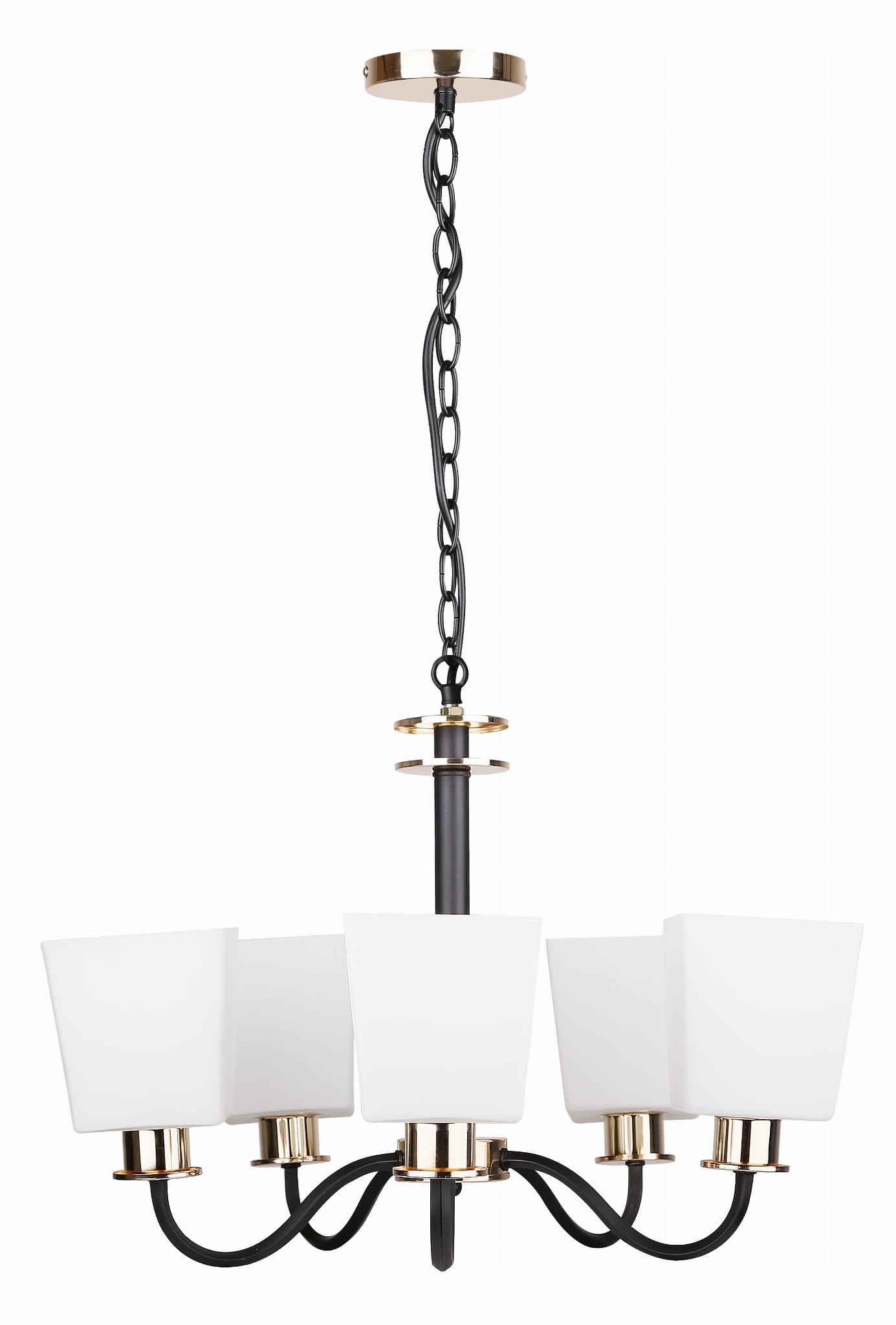 Candellux Lustr Schubert černý 5xE27 max 40W