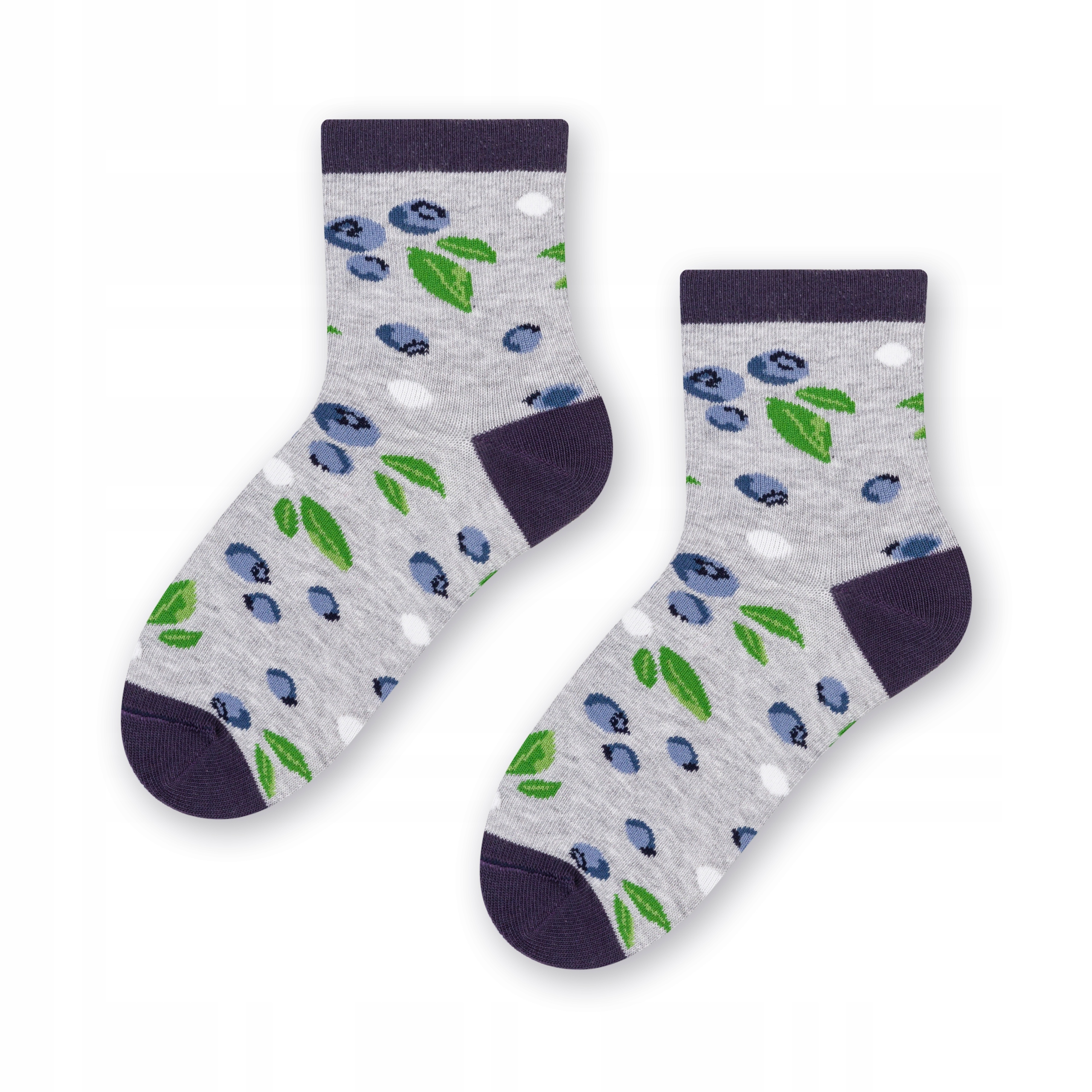 

Skarpety Steven szare/jagody-29-31