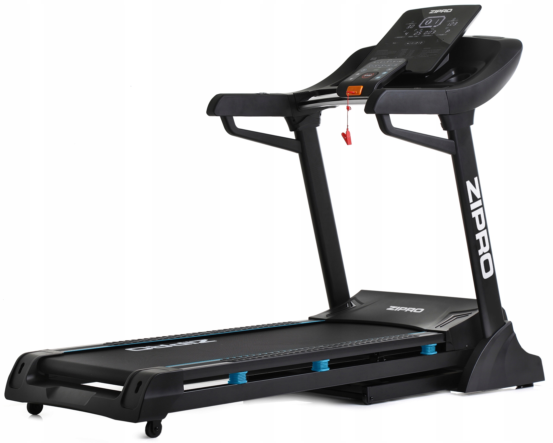 Bieżnia Treningowa Elektryczna Składana Amortyzacja Regulacja Pasa Zipro
