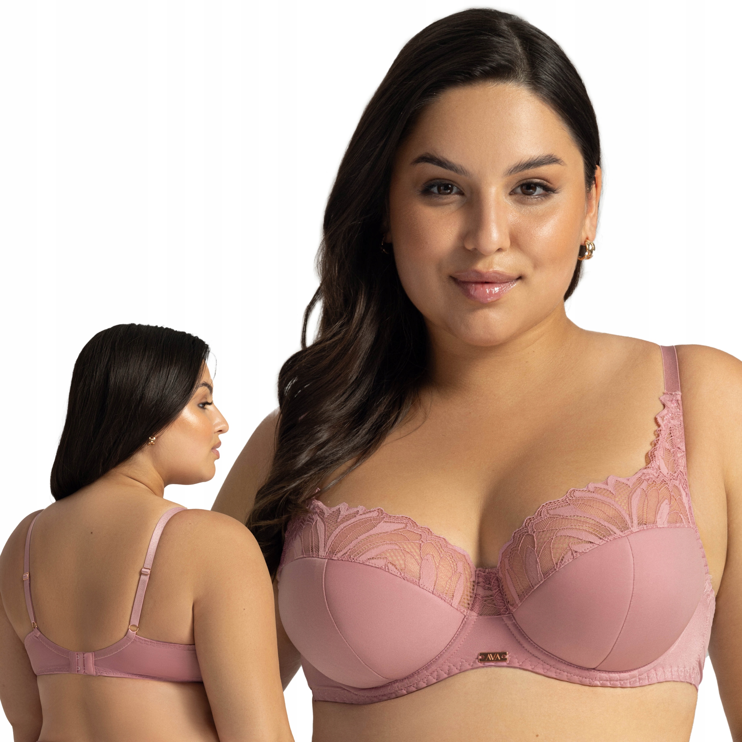 Ava 2105 Yasemin Polovyztužená podprsenka pink peony 85C Semi Soft