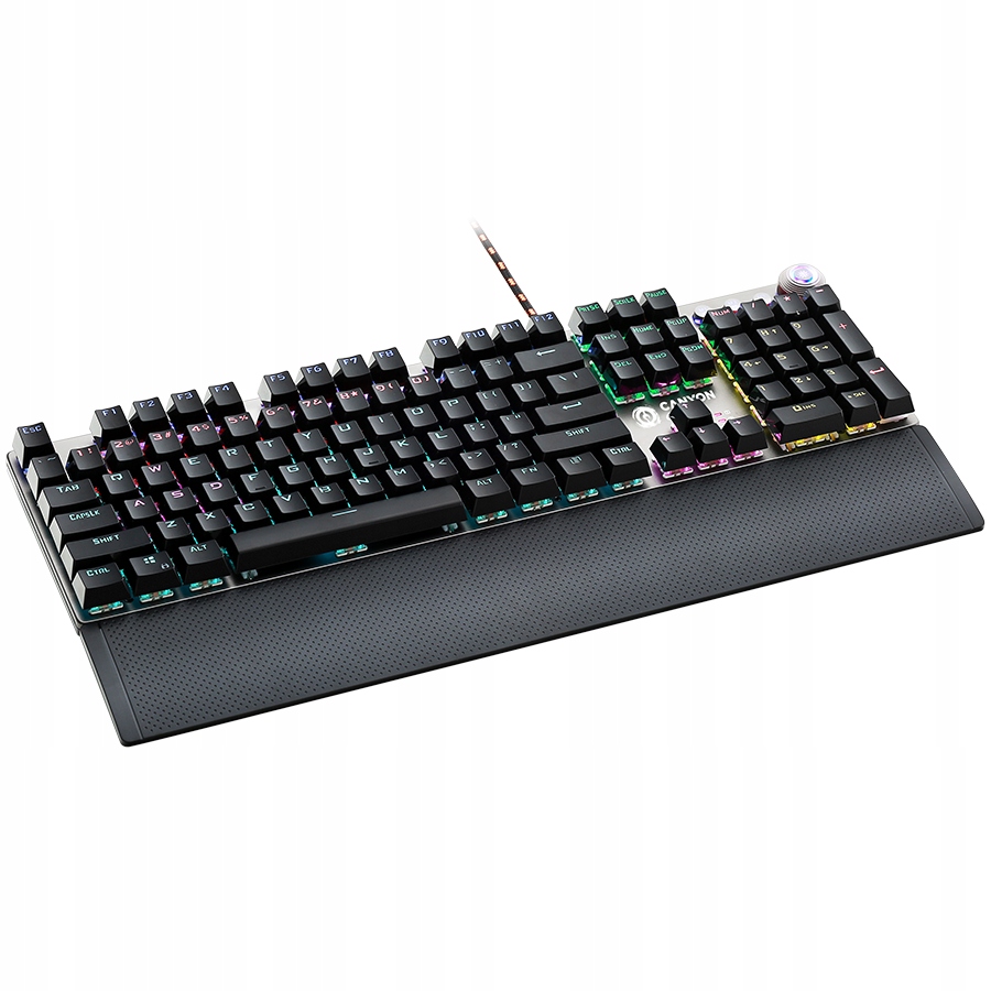 Canyon Nightfall GK-7 Rgb – mechanická herná klávesnica, šedá