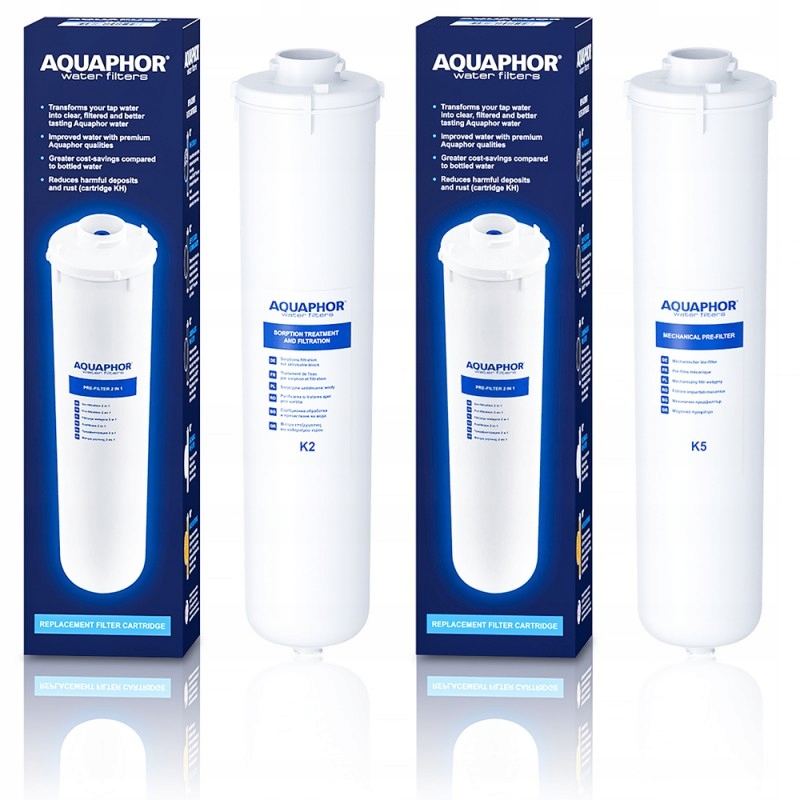 Aquaphor Morion Wkład Filtry K2 K5 mały serwis Morion Osmoza blok węglowy