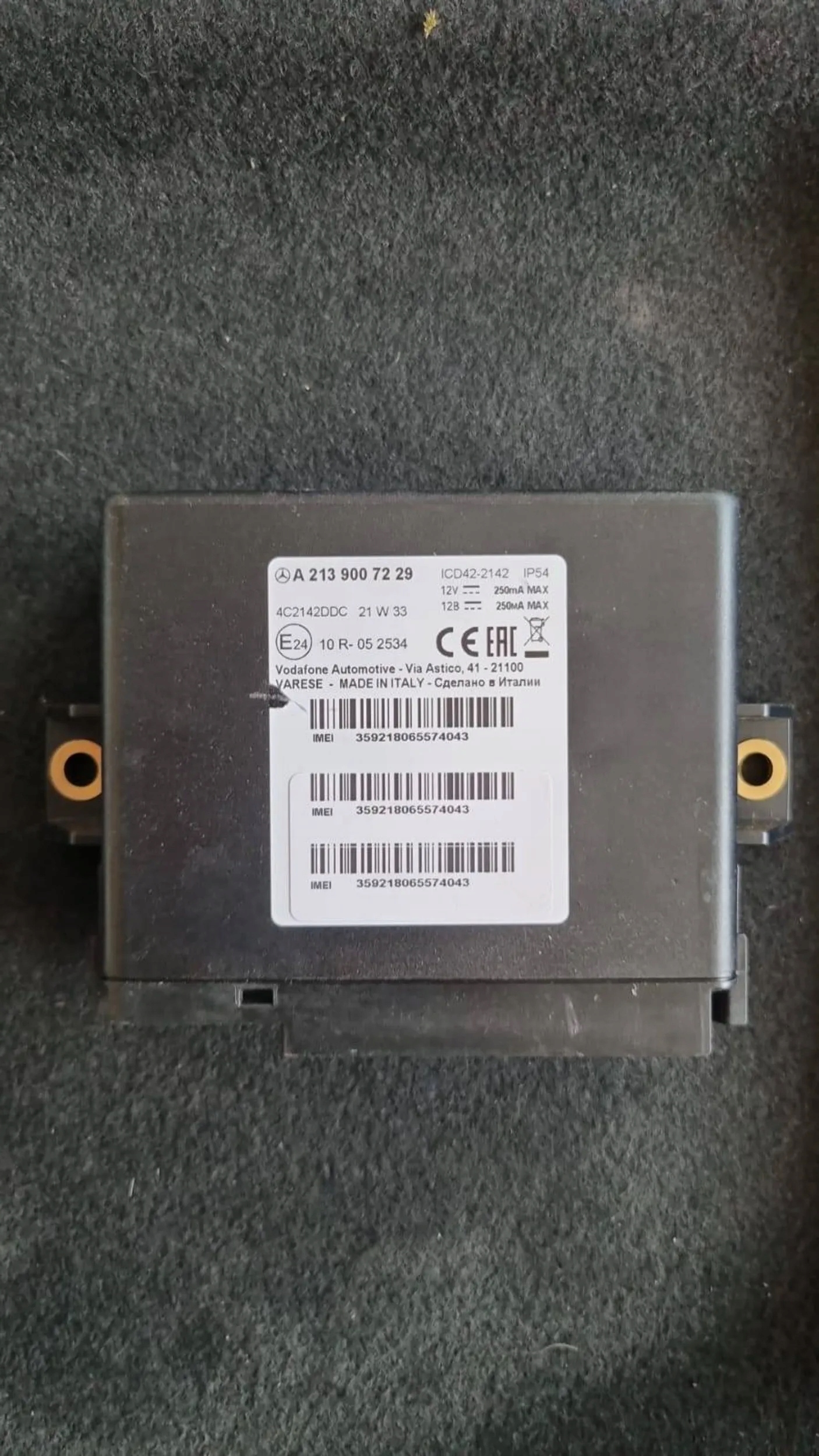 Nowy Moduł alarmu Mercedes A2139007229