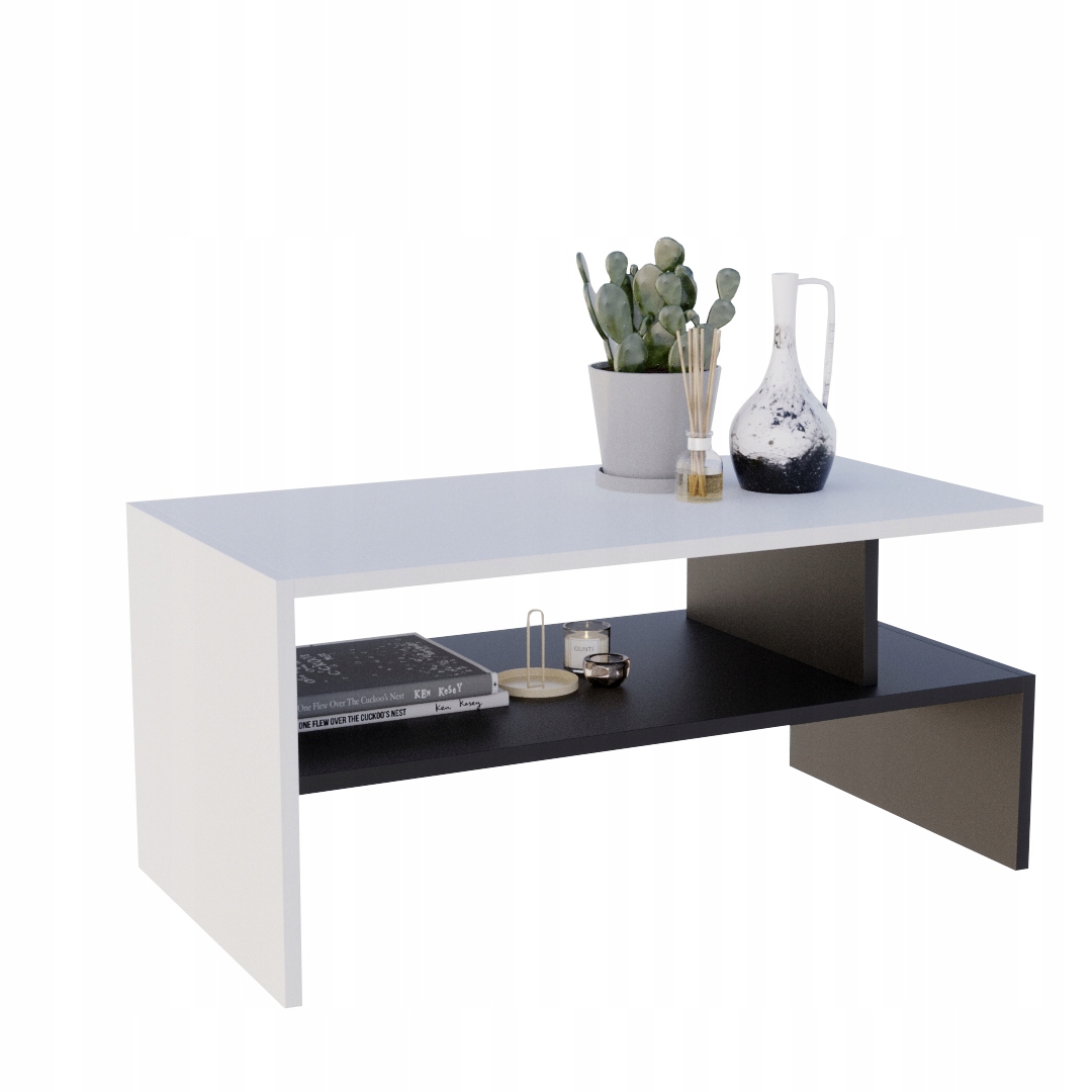 Konferenční stolek Jula bílý 18 mm stůl obývací pokoj