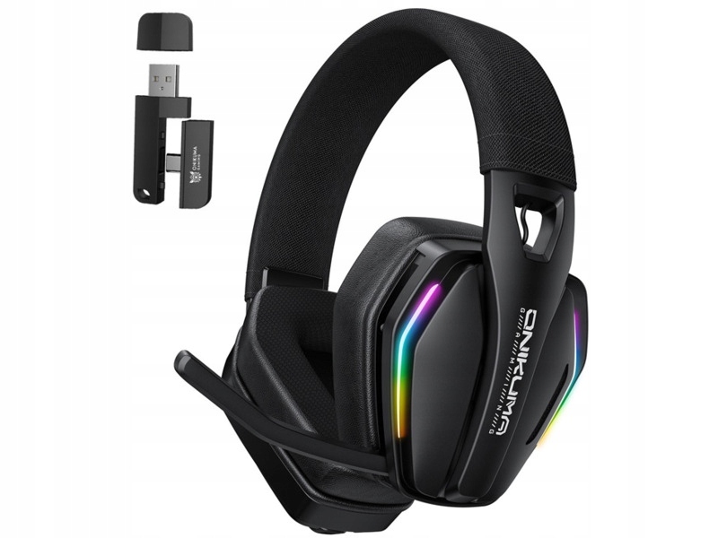 Słuchawki Onikuma GT826 Bezprzewodowe, Nauszne Czarny