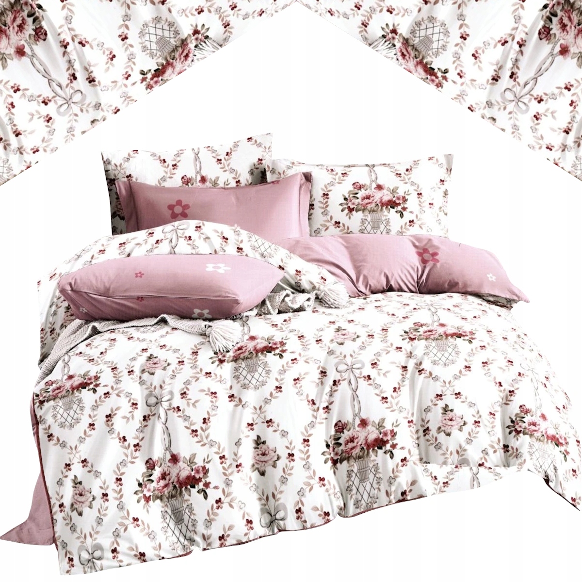 Pościel Flanelowa 160x200 2 Poszewki Ciepła Idealna Na Chłodne Wieczory