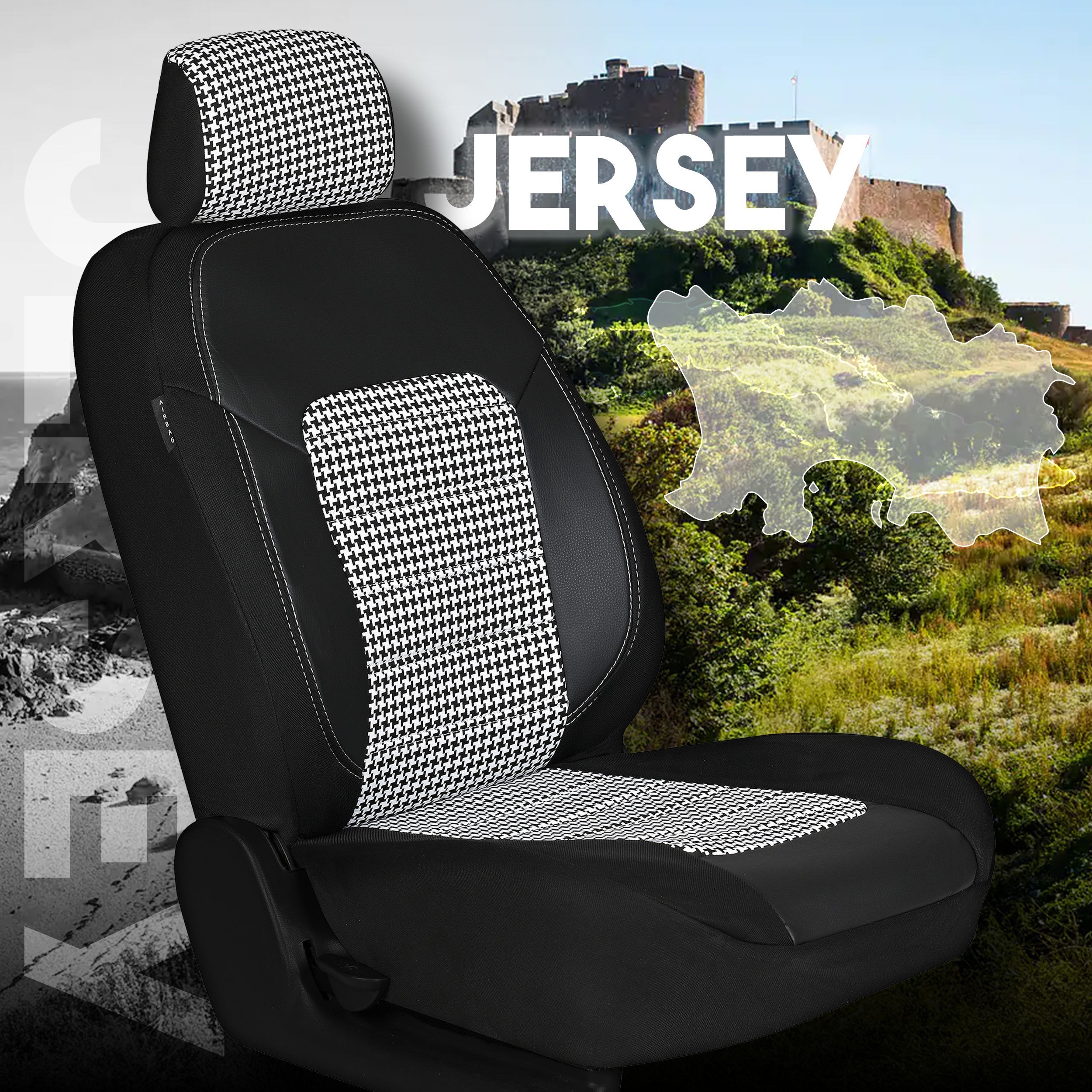 Pokrowce samochodowe Wildcar Jersey na przednie fotele Stan opakowania oryginalne