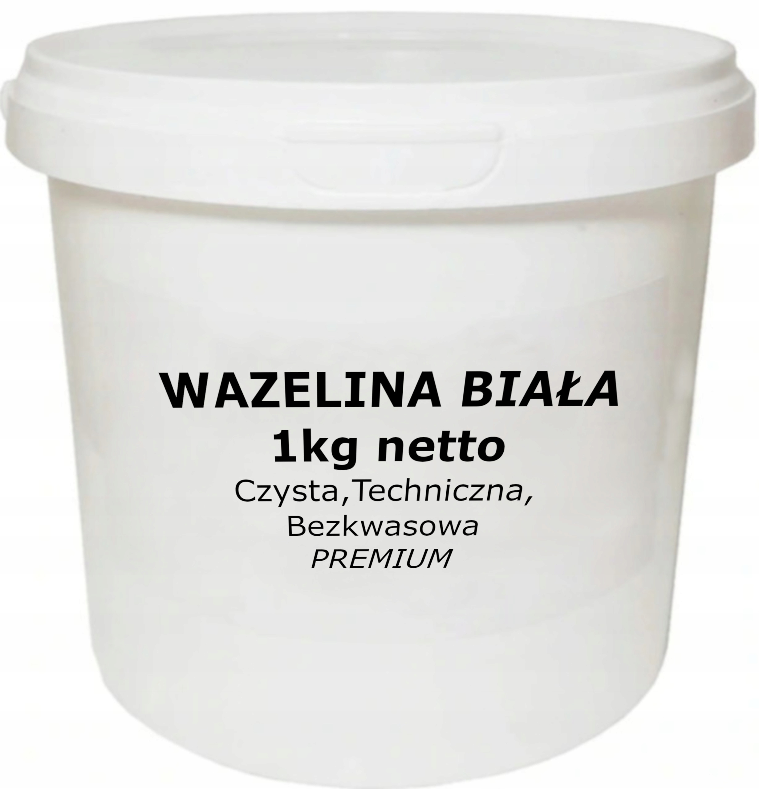 Wazelina Techniczna Bezkwasowa Biała Premium 1kg
