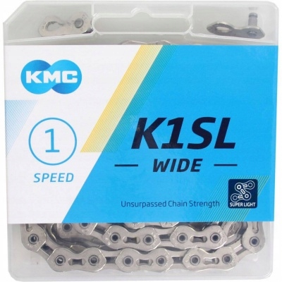 Řetěz na kolo Kmc K1SL stříbrný