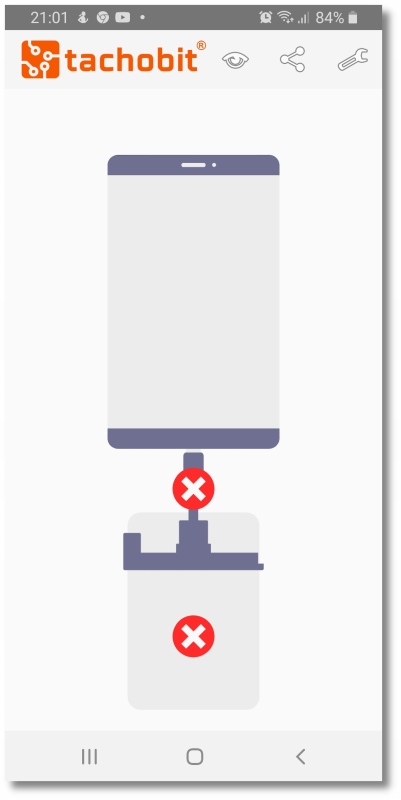 Czytnik kart do telefonu z aplikacja TachoBit Ports microSD driver card slot