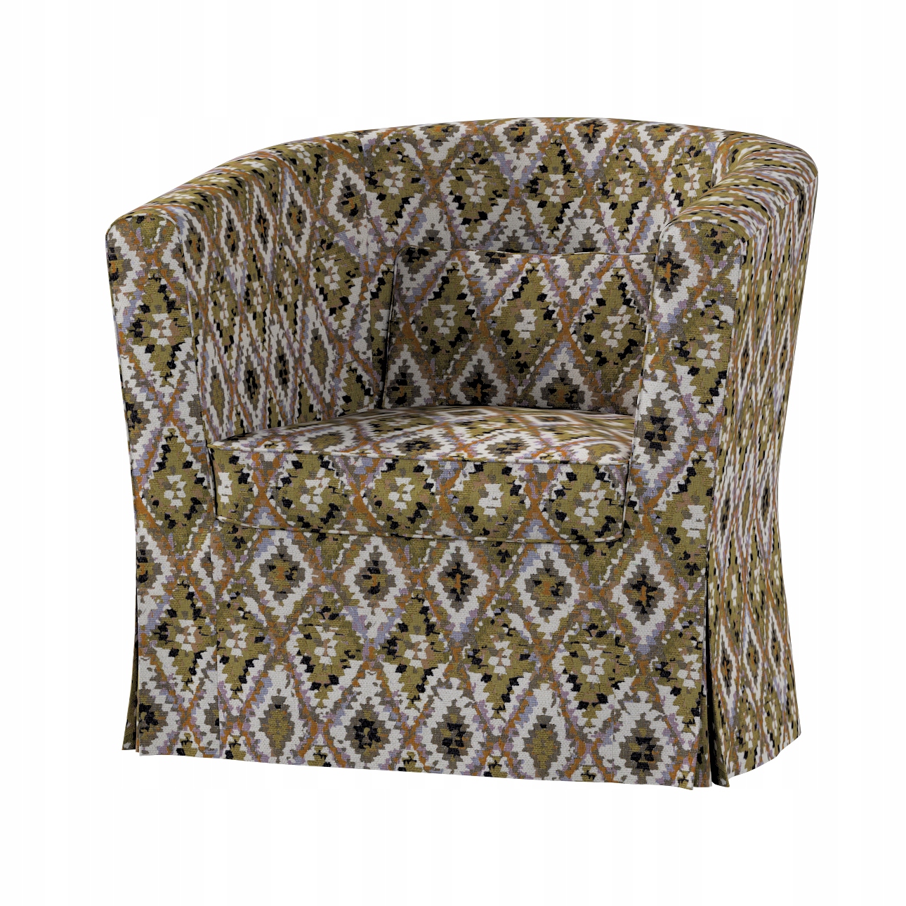 Poťah na kreslo Ektorp Tullsta Ikea, oranžový