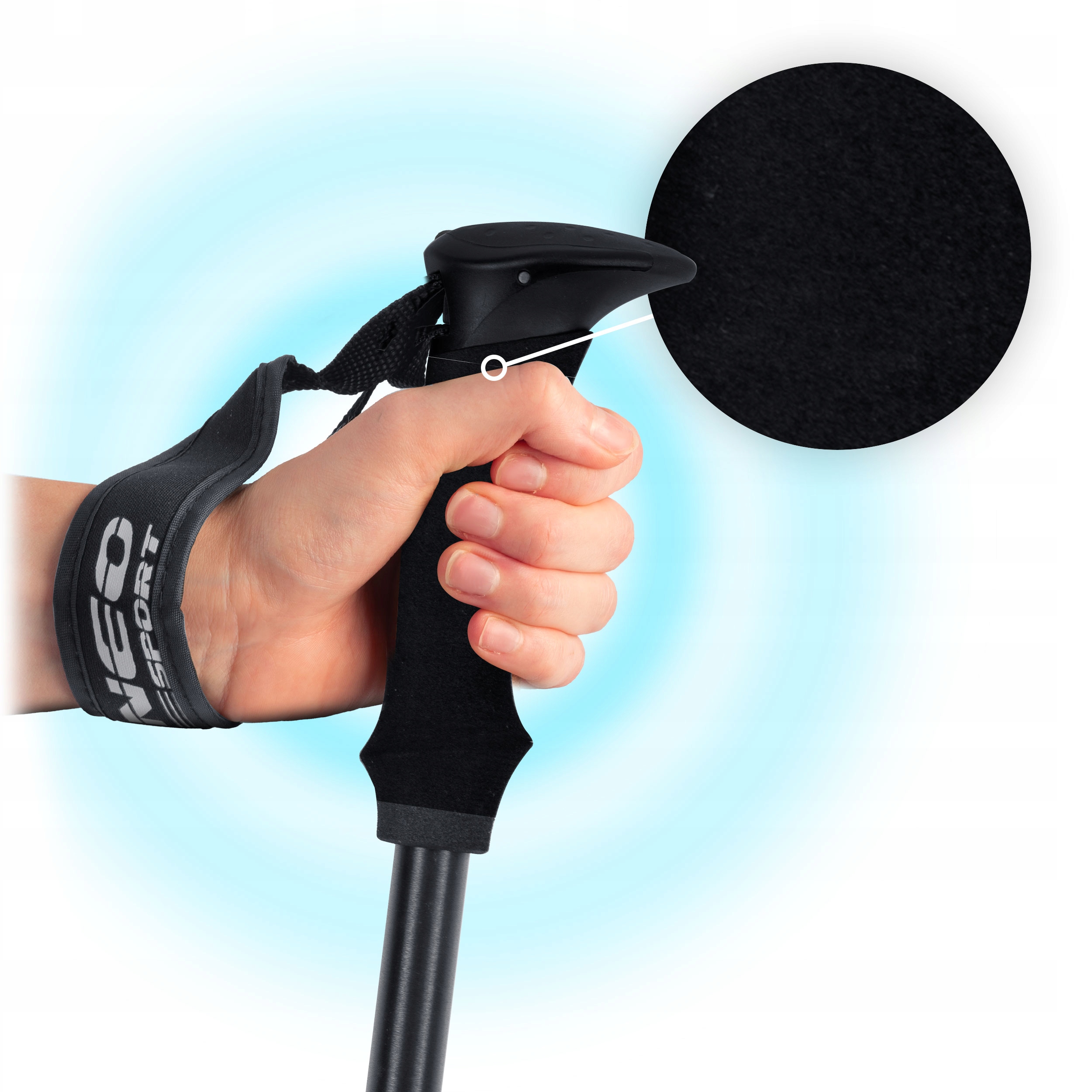 KIJKI DO NORDIC WALKING KIJE TREKKINGOWE DO CHODZENIA W GÓRY 65-135cm 2szt. Marka Neo-Sport