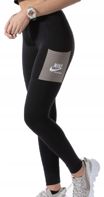 Legíny Nike Sportswear Tight Fit High Rise Full Length DD5683-010 XXL