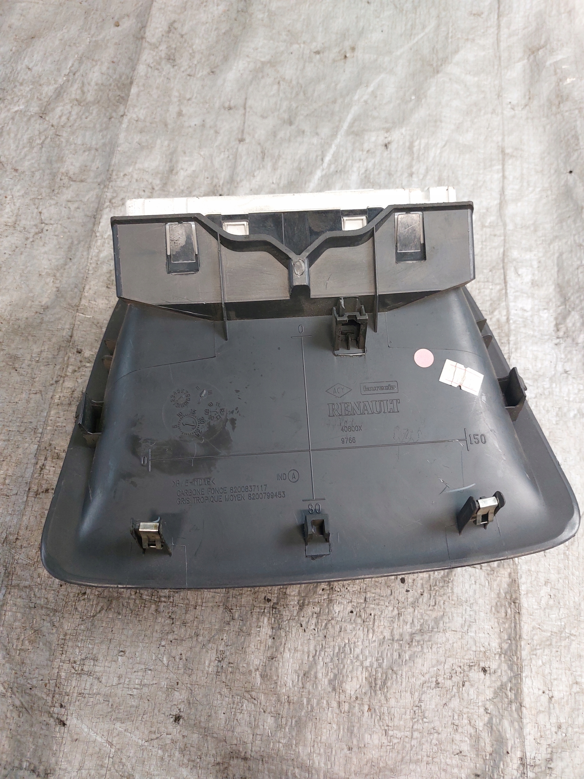 visor cover display RENAULT CLIO III FL