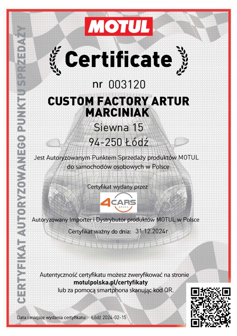 MOTUL SPECIFIC 0720 5W30 8L RENAULT RN0720 MB 226.51 + ZAWIESZKA EAN (GTIN) 3374650234465