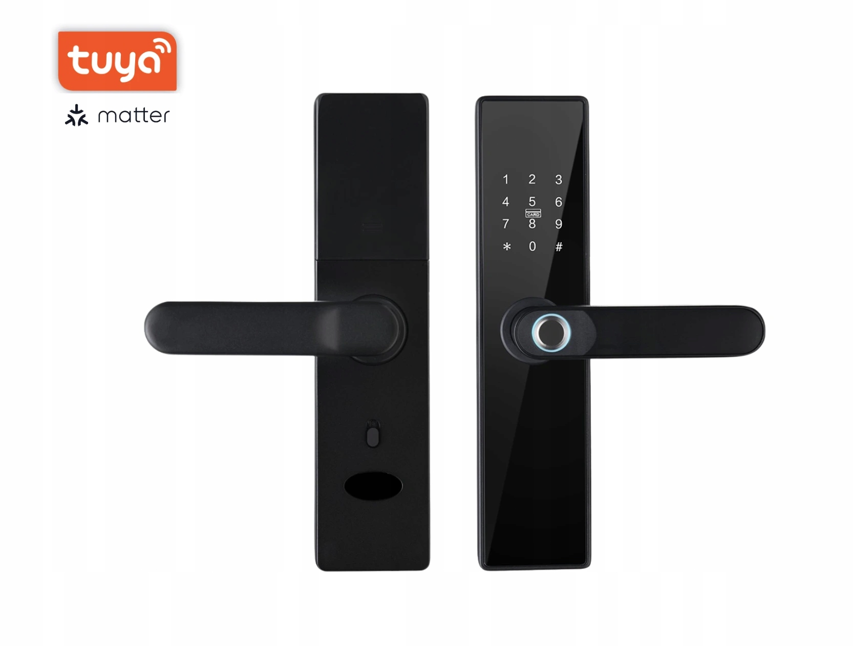 Bot Chytrá kľučka Tuya SH6 Matter čierna