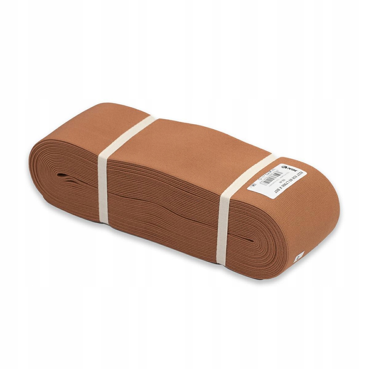 Guma tkaná 80mm/10mb hnědá L7906