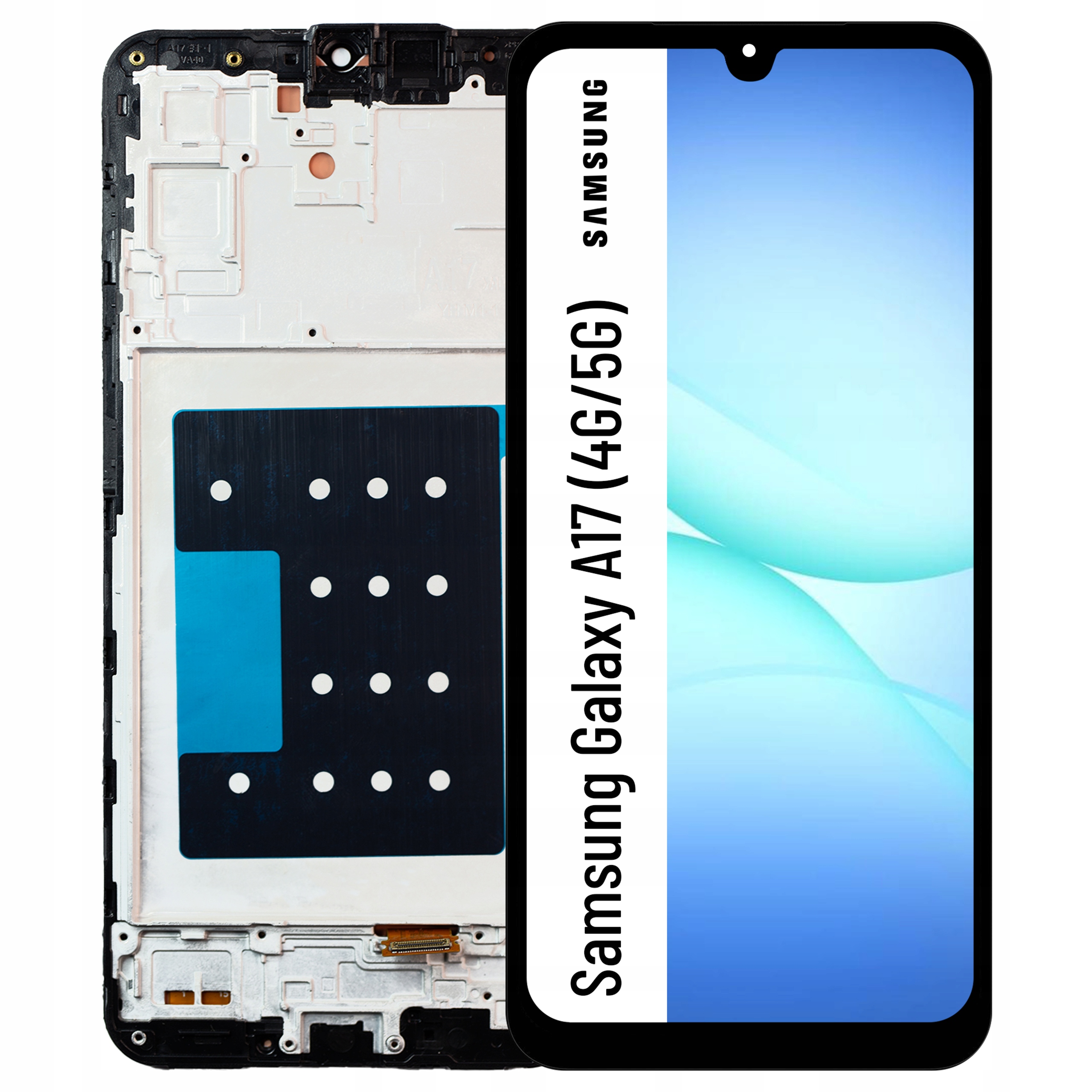 Incell pro Samsung Galaxy A17 LCD Displej Digitizer Dotyk Rámeček