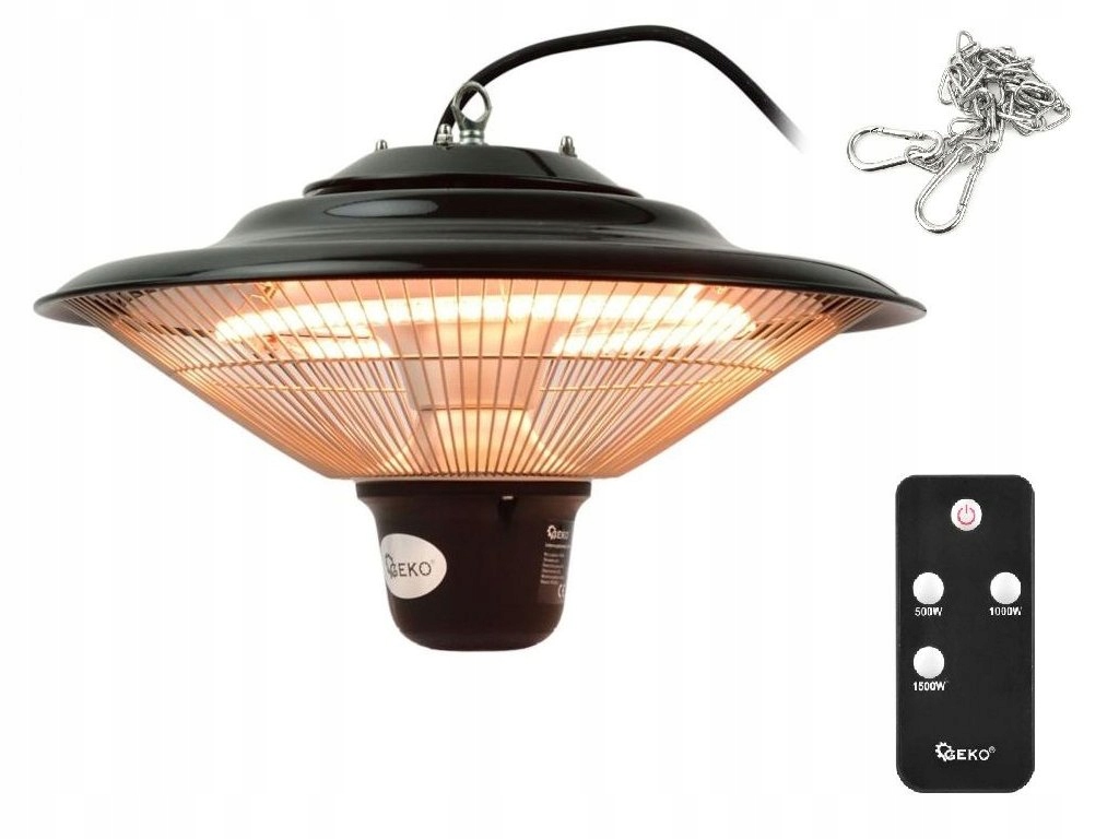 Infražiarič s diaľkovým ovládaním 1500 W, závesný G80580