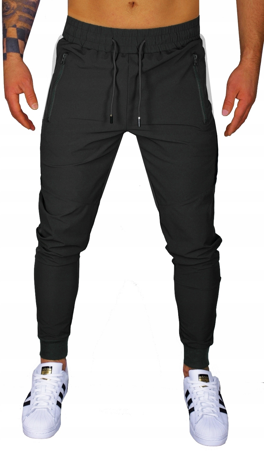 MĘSKIE SPODNIE DRESOWE JOGGERY DRESY JAKOŚĆ Rozmiar XXL