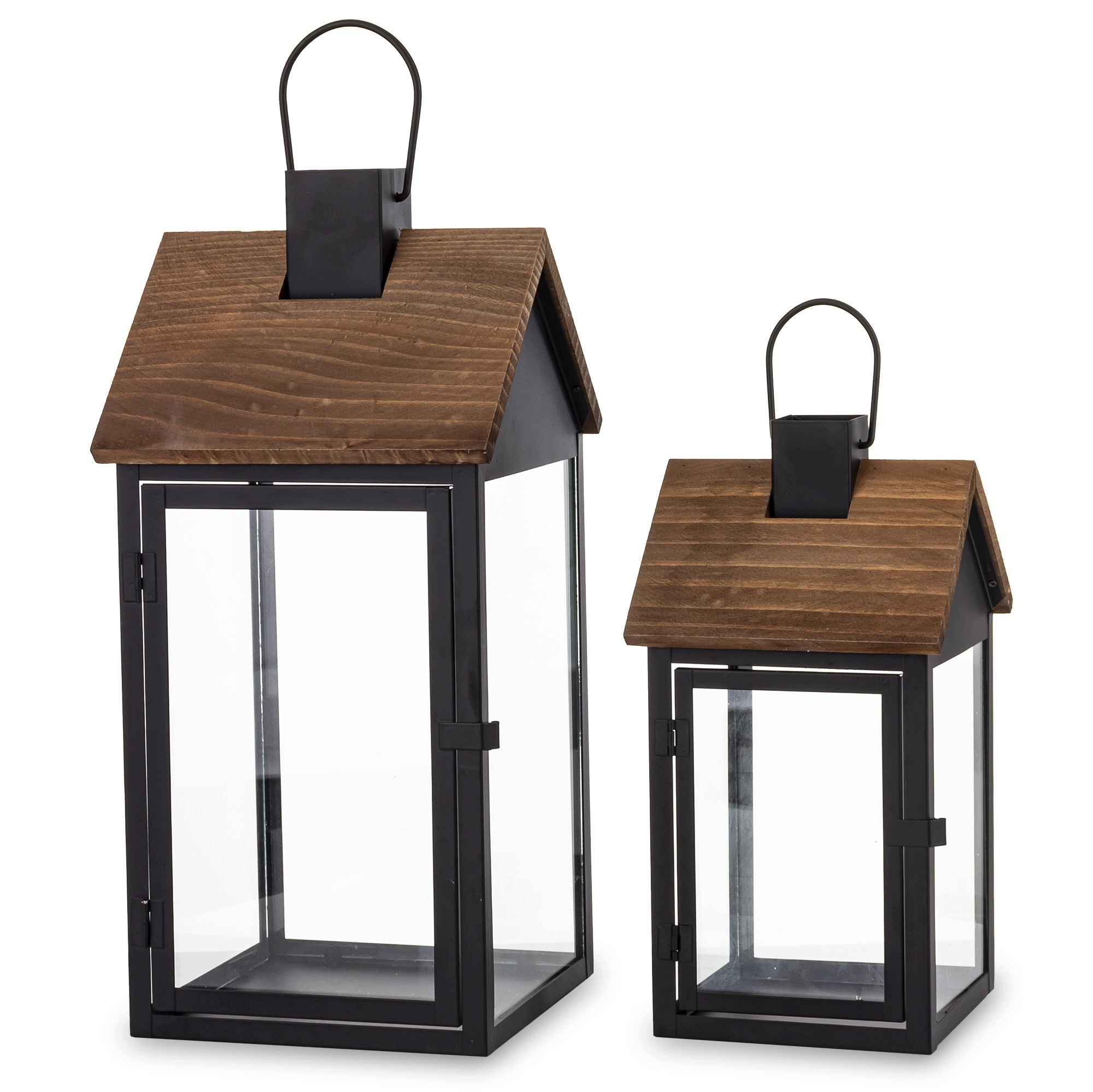 Lampa Sada kovových lampionů 2 Ks Do Altánku Do domu Na Terasu Vysoká