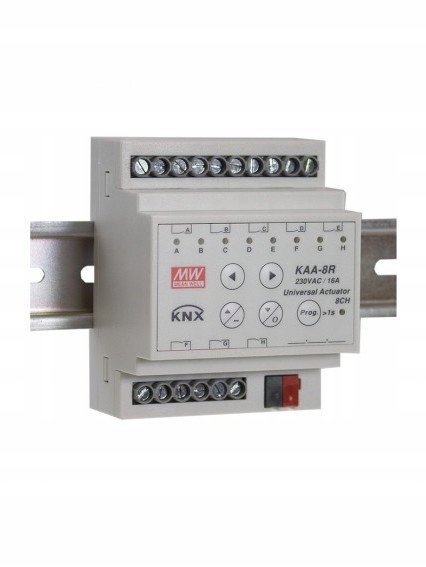 KAA-8R-10S 8-kanałowy aktuator Knx 10A Data Secure