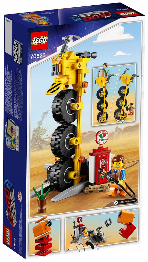 LEGO KLOCKI MOVIE 70823 TRÓJKOŁOWIEC EMMETA Bohater Inny